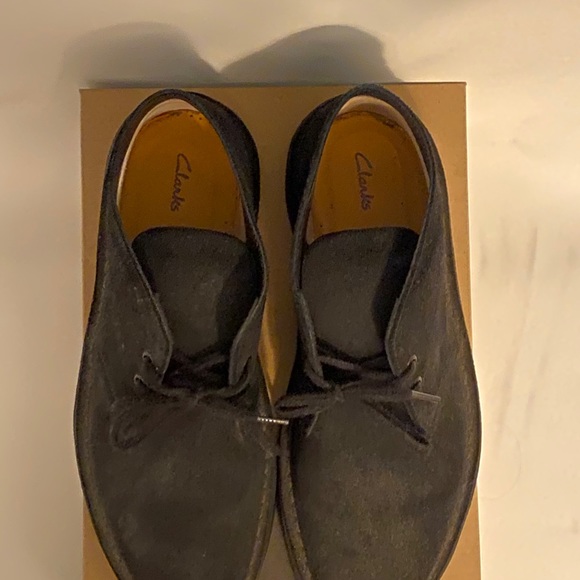 Clarks Desert Boot Black Suede USED Size 7 main image 8